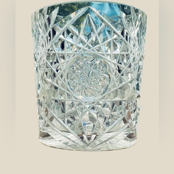 Elegant Vintage Cut Crystal Glass Drinking Glass - Picture 2 of 3